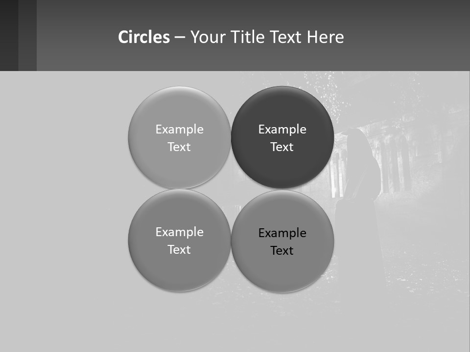 Creepy Halloween Light PowerPoint Template