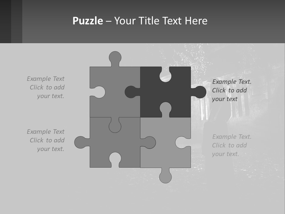 Creepy Halloween Light PowerPoint Template