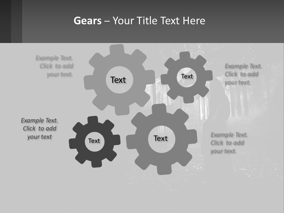 Creepy Halloween Light PowerPoint Template