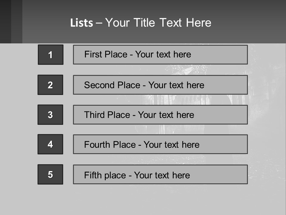 Creepy Halloween Light PowerPoint Template