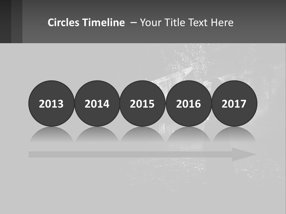 Creepy Halloween Light PowerPoint Template