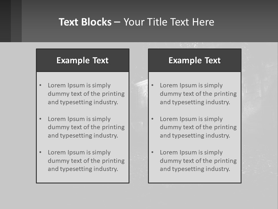 Creepy Halloween Light PowerPoint Template
