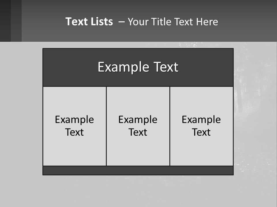 Creepy Halloween Light PowerPoint Template