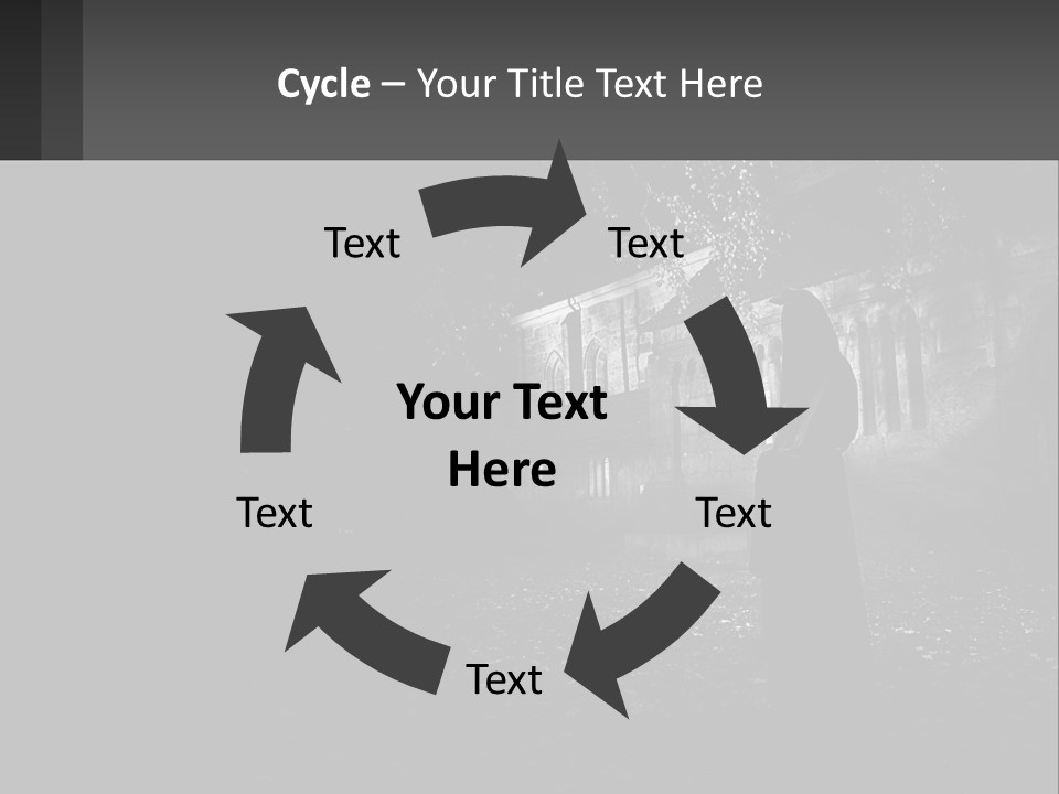 Creepy Halloween Light PowerPoint Template