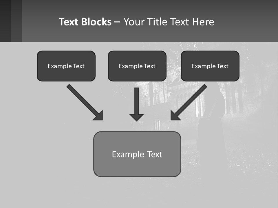 Creepy Halloween Light PowerPoint Template