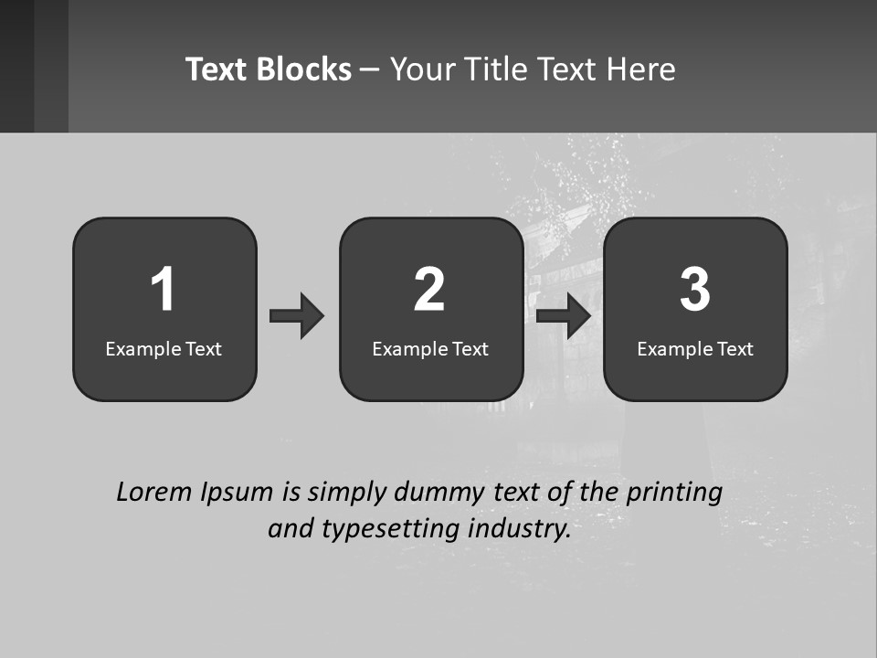 Creepy Halloween Light PowerPoint Template