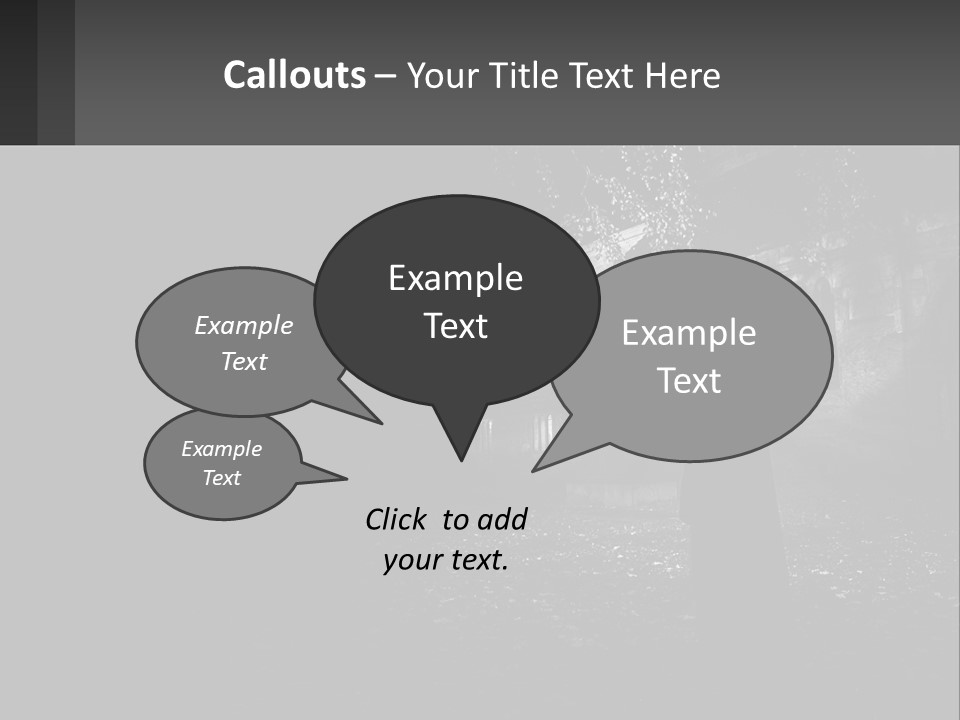 Creepy Halloween Light PowerPoint Template