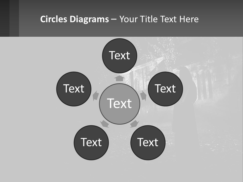 Creepy Halloween Light PowerPoint Template