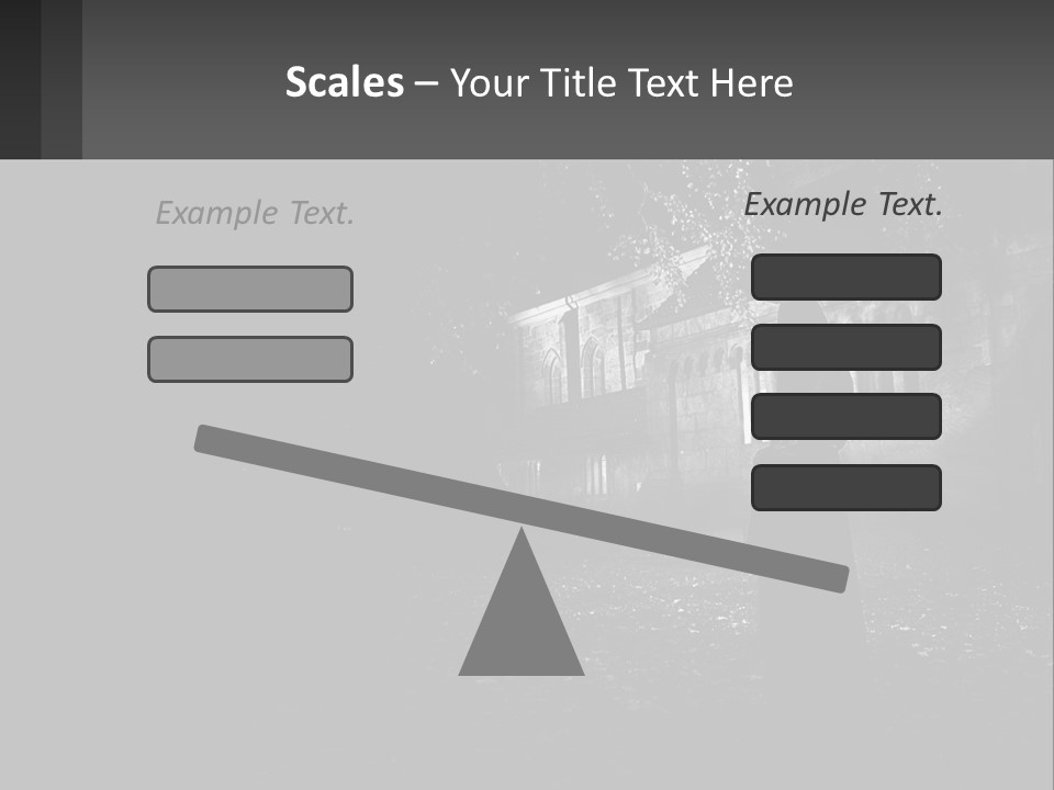Creepy Halloween Light PowerPoint Template