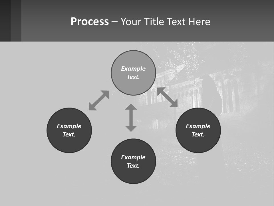 Creepy Halloween Light PowerPoint Template