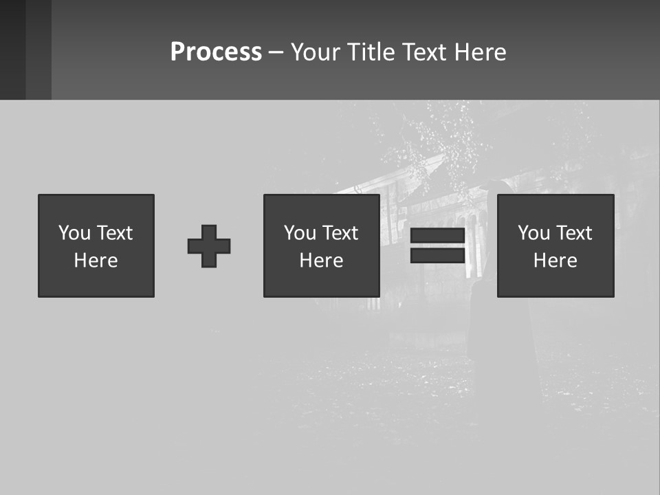 Creepy Halloween Light PowerPoint Template