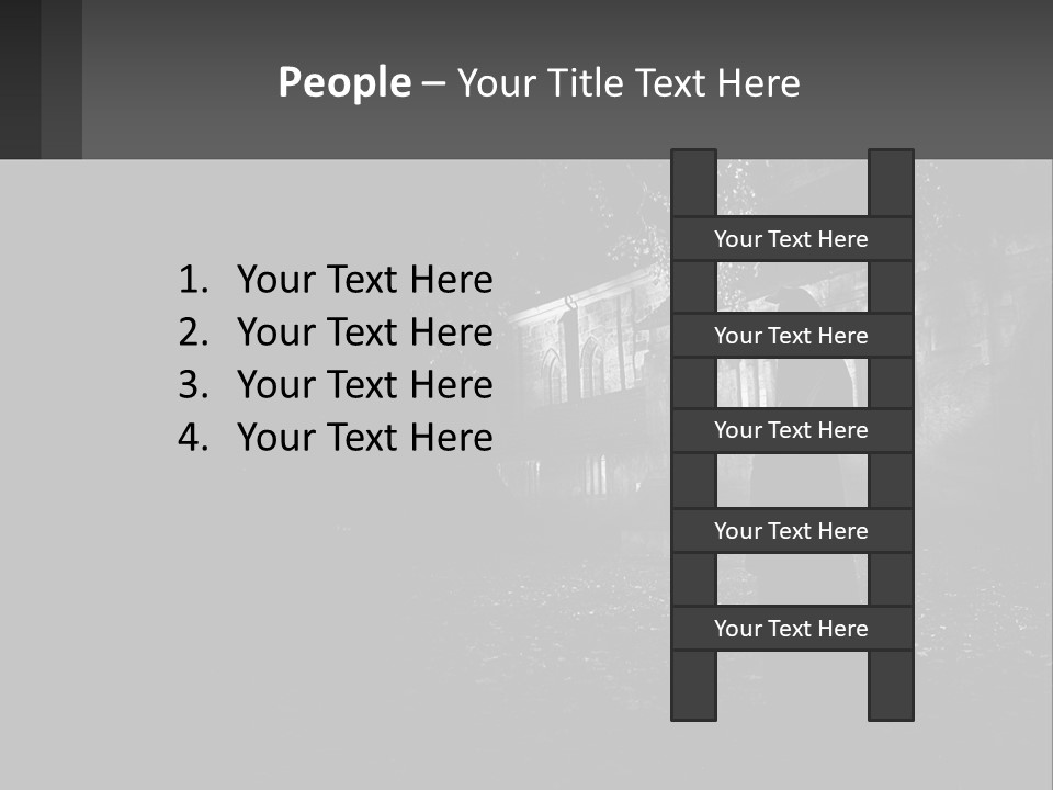 Creepy Halloween Light PowerPoint Template