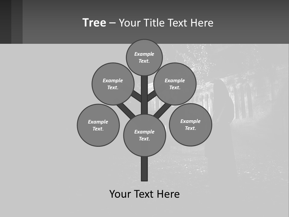 Creepy Halloween Light PowerPoint Template