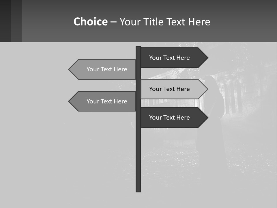 Creepy Halloween Light PowerPoint Template