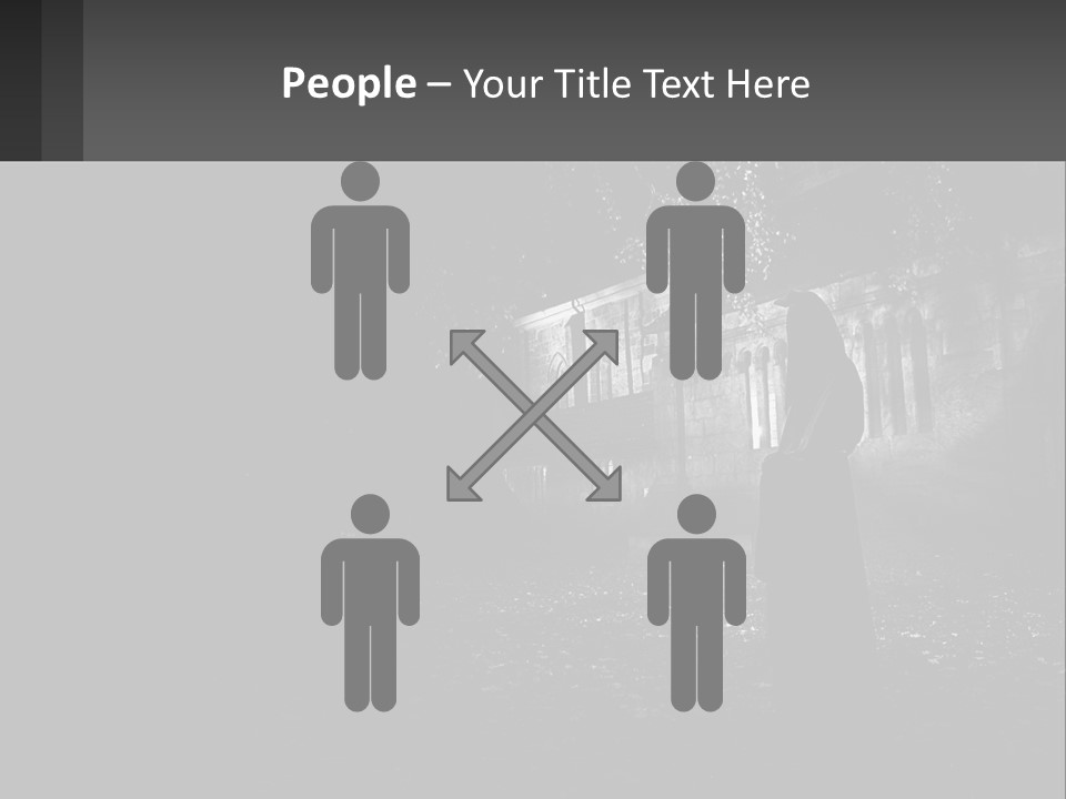 Creepy Halloween Light PowerPoint Template