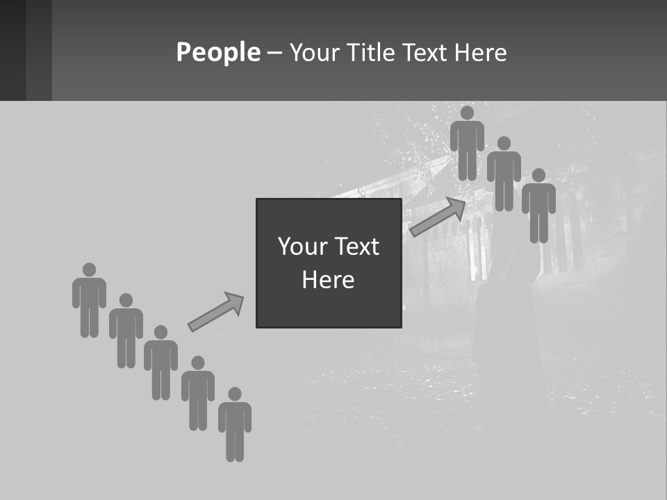 Creepy Halloween Light PowerPoint Template