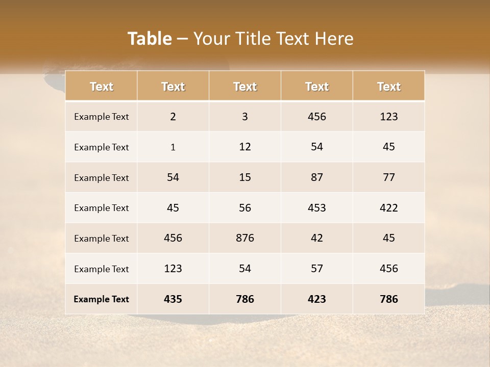 Growth Background Healthy PowerPoint Template