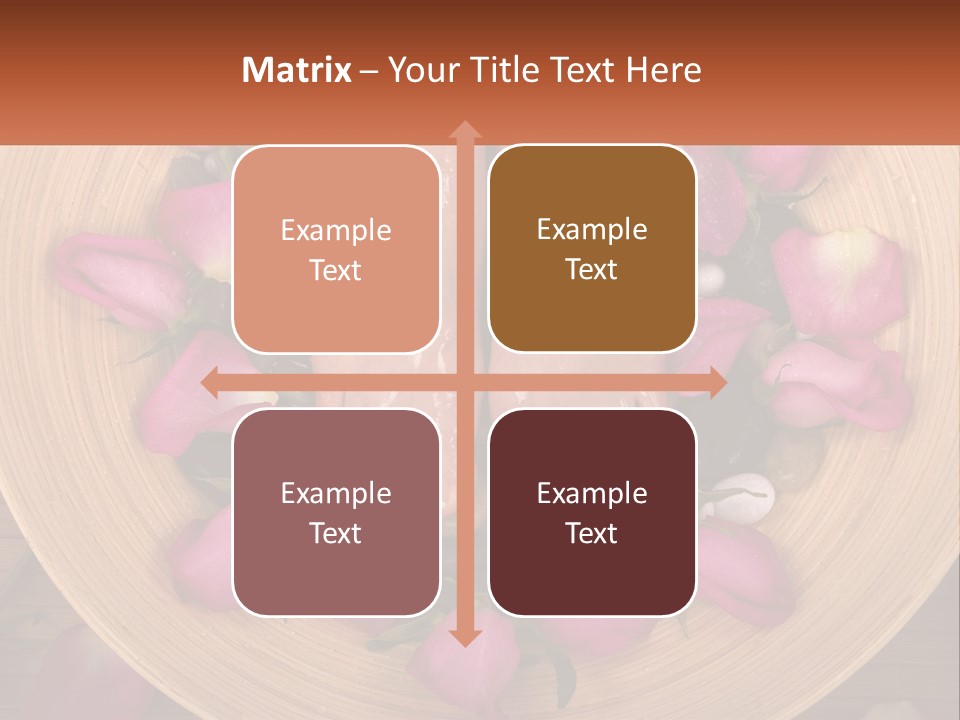 Leaf Beauty Leg PowerPoint Template