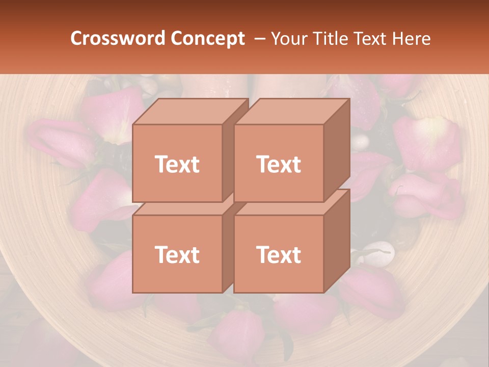 Leaf Beauty Leg PowerPoint Template