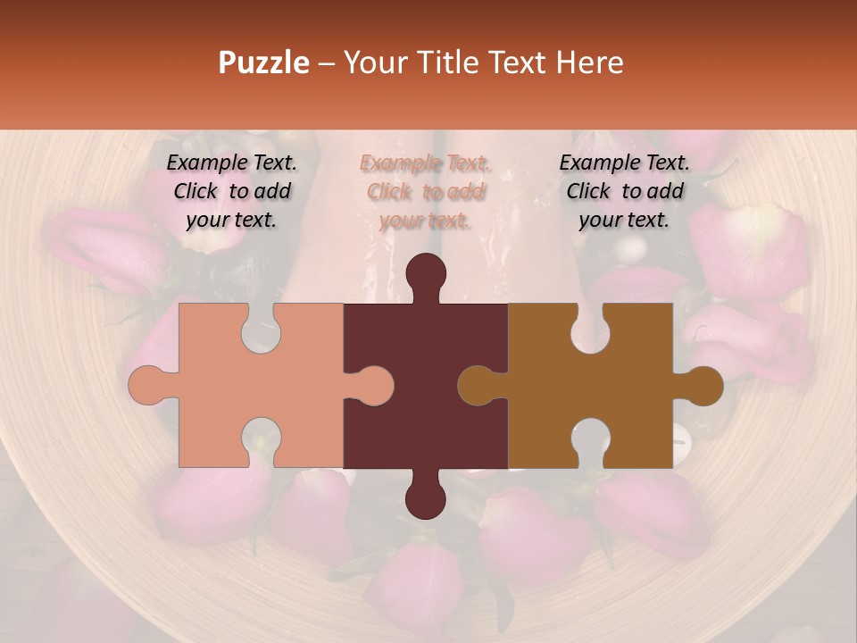 Leaf Beauty Leg PowerPoint Template