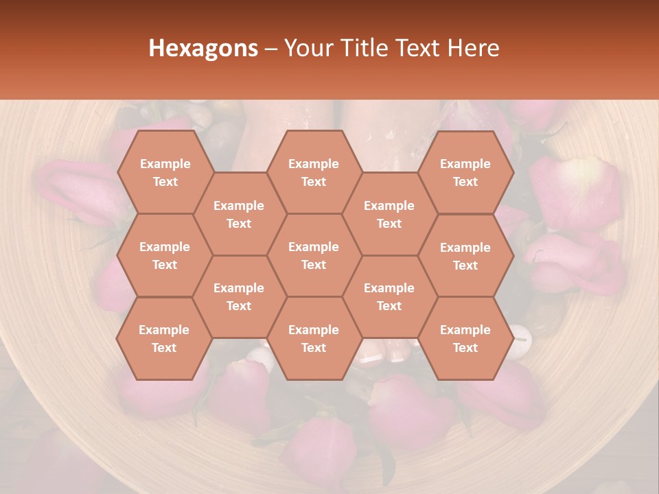 Leaf Beauty Leg PowerPoint Template