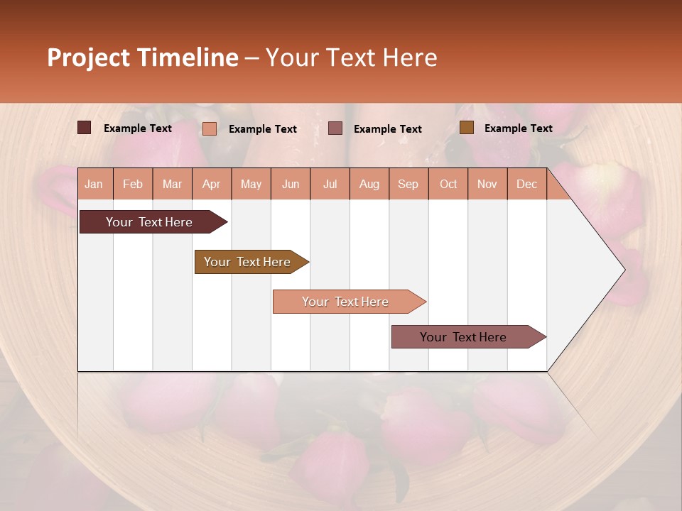 Leaf Beauty Leg PowerPoint Template