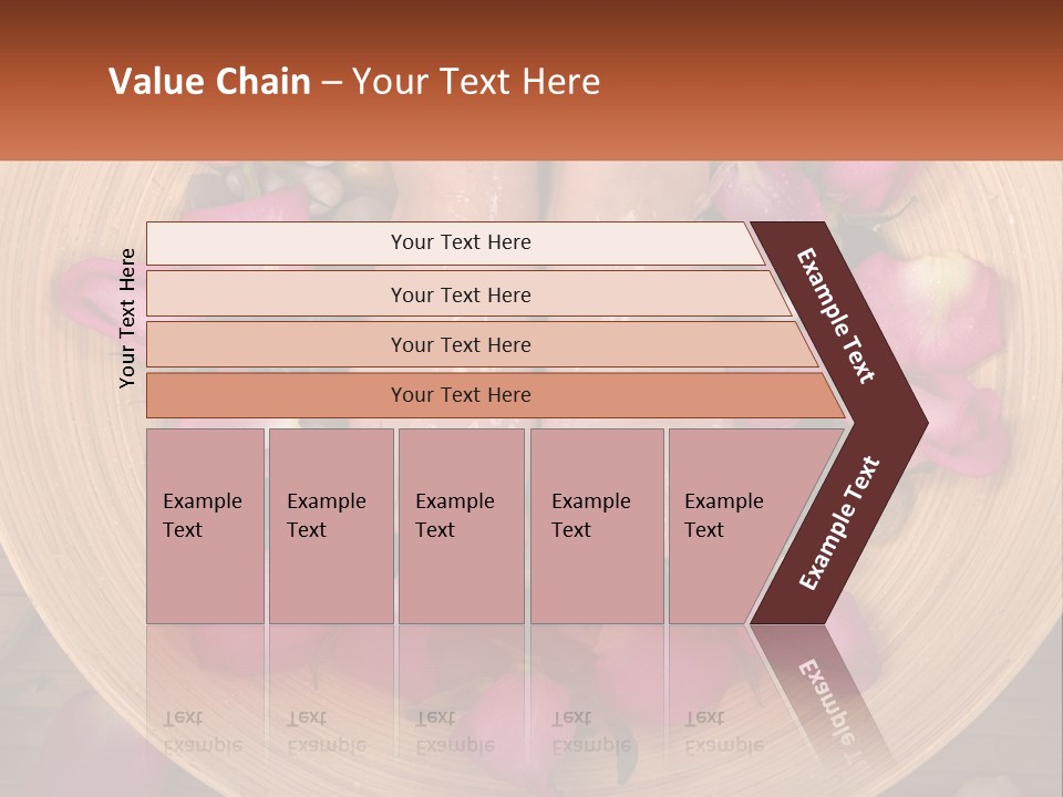 Leaf Beauty Leg PowerPoint Template