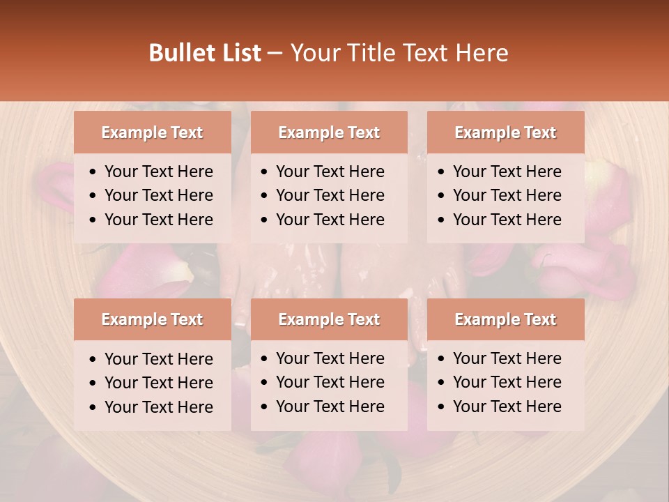 Leaf Beauty Leg PowerPoint Template