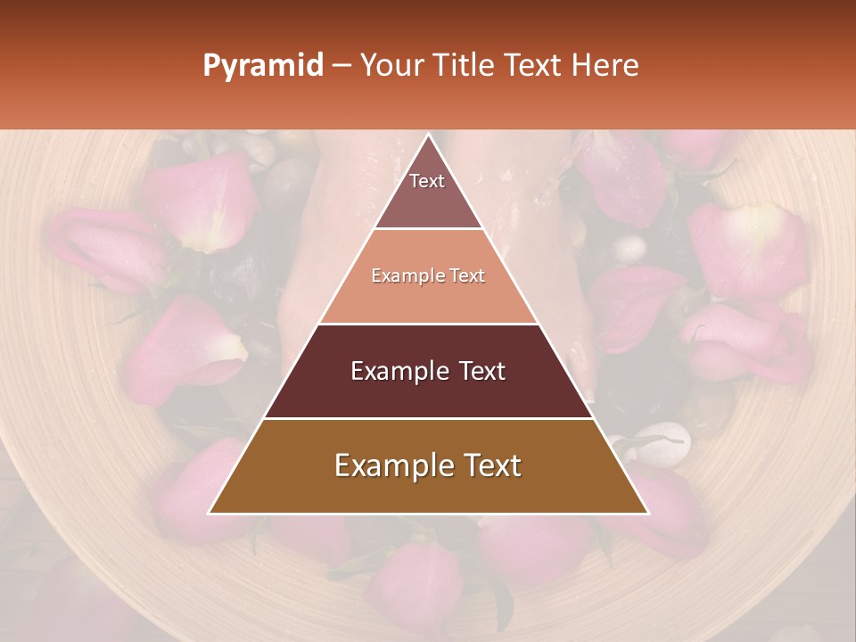 Leaf Beauty Leg PowerPoint Template