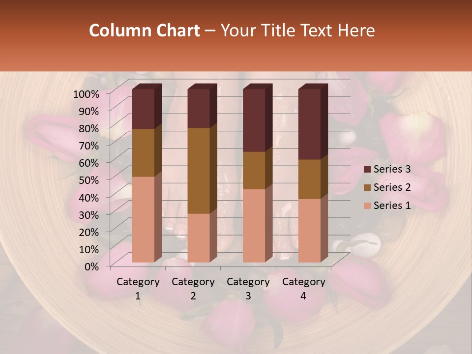 Leaf Beauty Leg PowerPoint Template