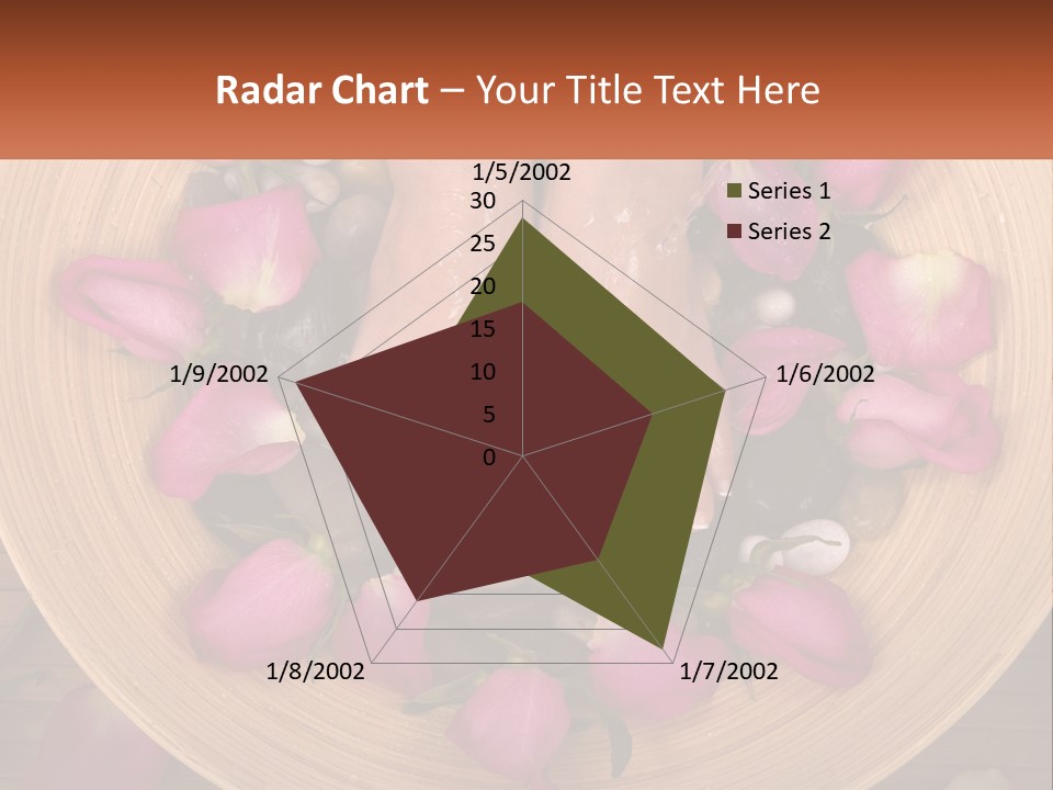 Leaf Beauty Leg PowerPoint Template