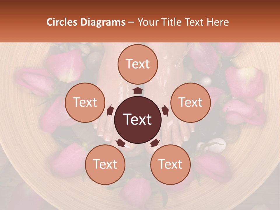 Leaf Beauty Leg PowerPoint Template