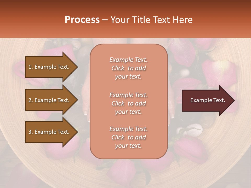 Leaf Beauty Leg PowerPoint Template