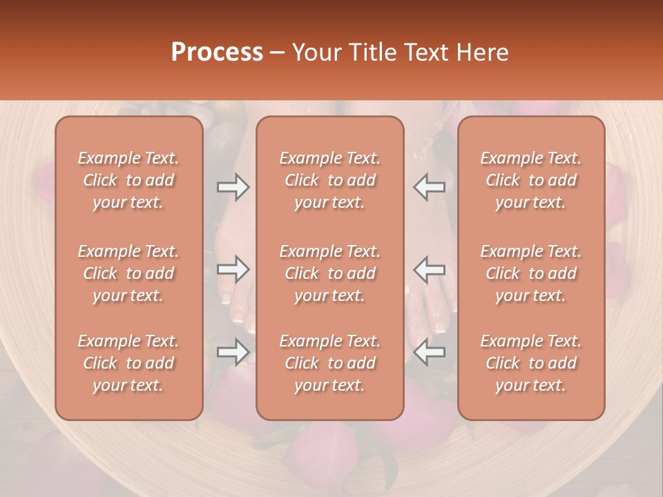 Leaf Beauty Leg PowerPoint Template