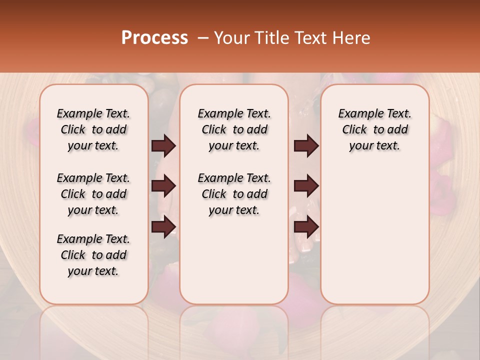 Leaf Beauty Leg PowerPoint Template