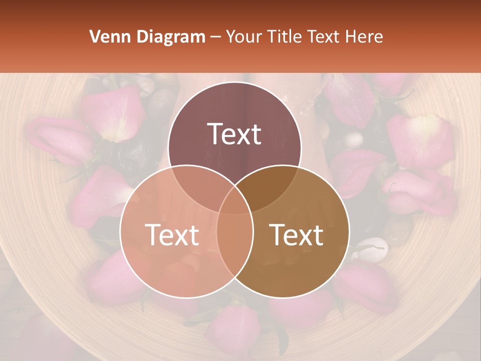 Leaf Beauty Leg PowerPoint Template