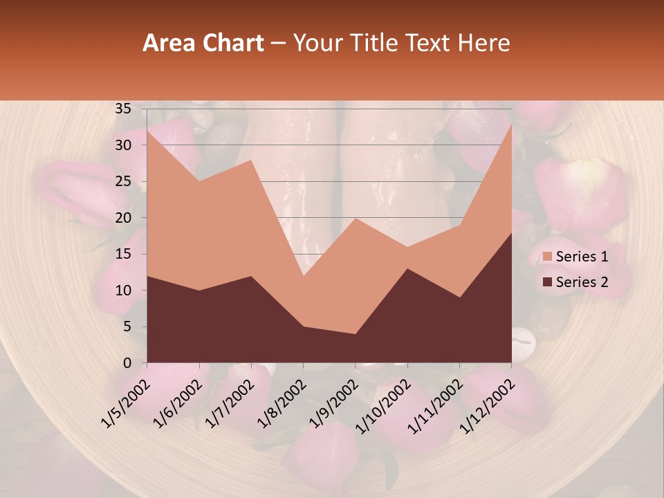 Leaf Beauty Leg PowerPoint Template