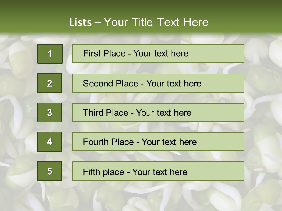 Wellness Germinate Mungo PowerPoint Template
