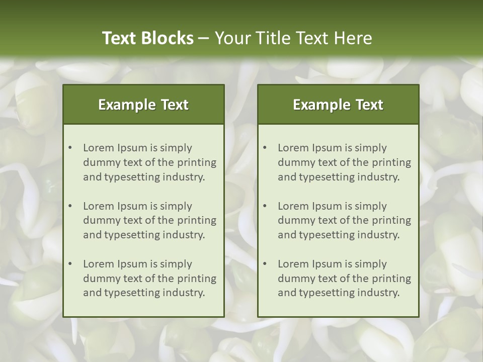 Wellness Germinate Mungo PowerPoint Template