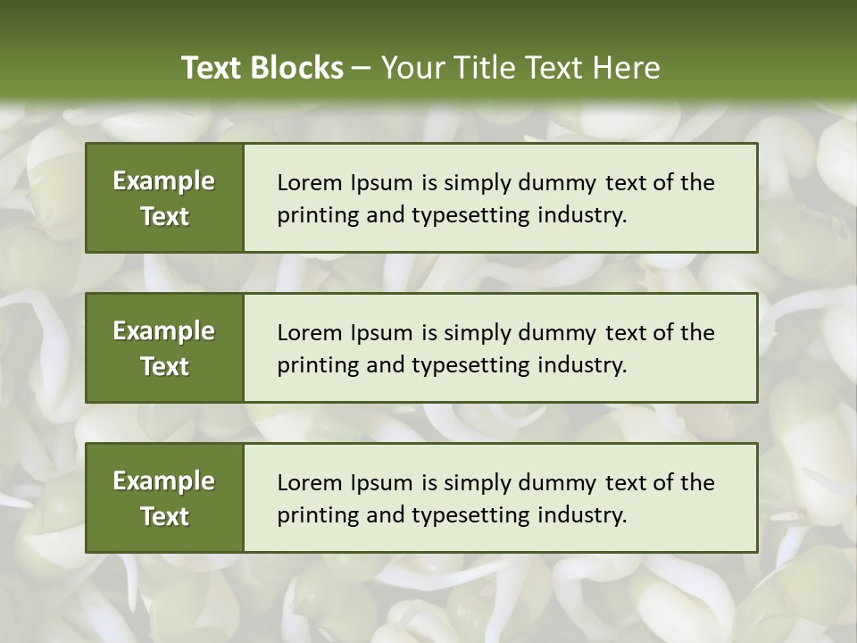 Wellness Germinate Mungo PowerPoint Template