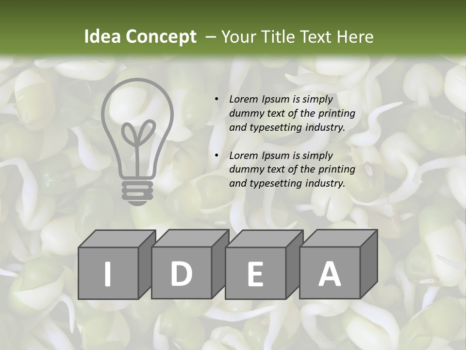 Wellness Germinate Mungo PowerPoint Template