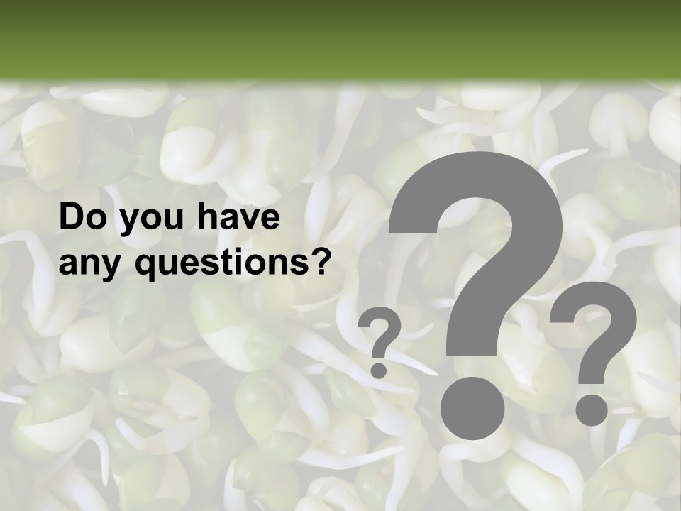 Wellness Germinate Mungo PowerPoint Template