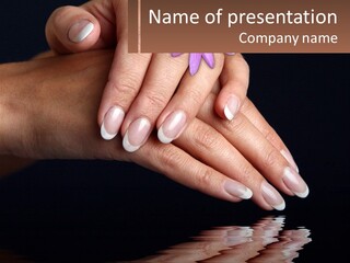 Thumb Isolated Care PowerPoint Template