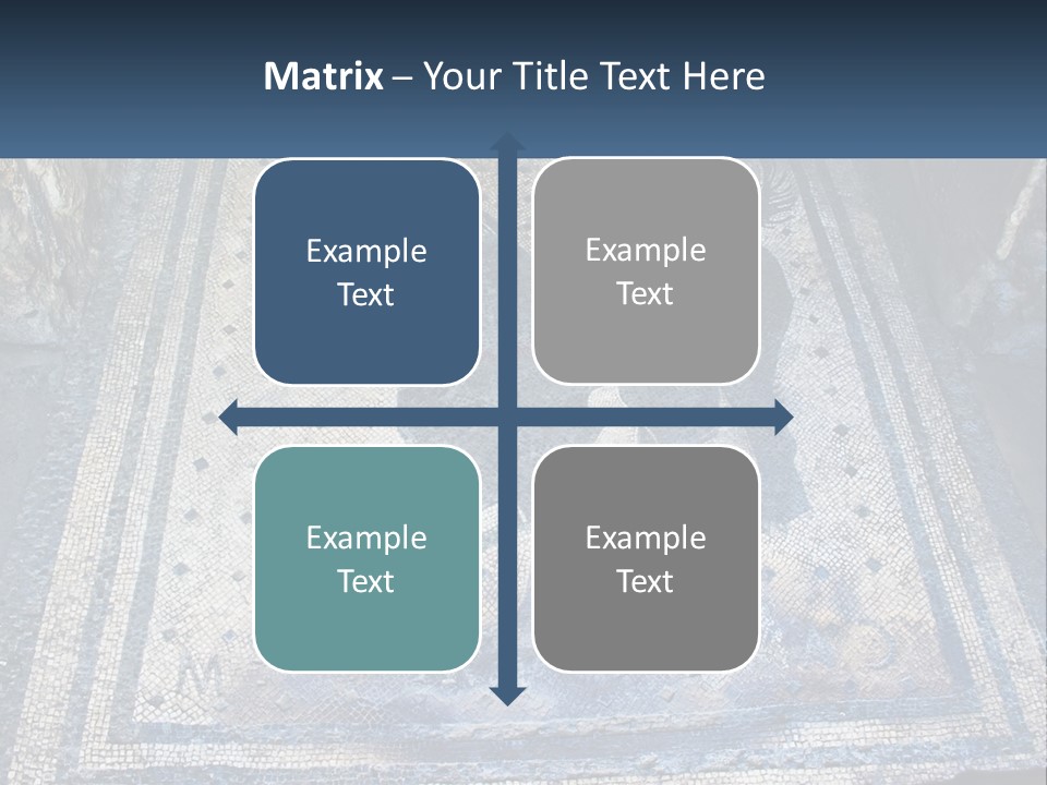 Art Pompei Building PowerPoint Template