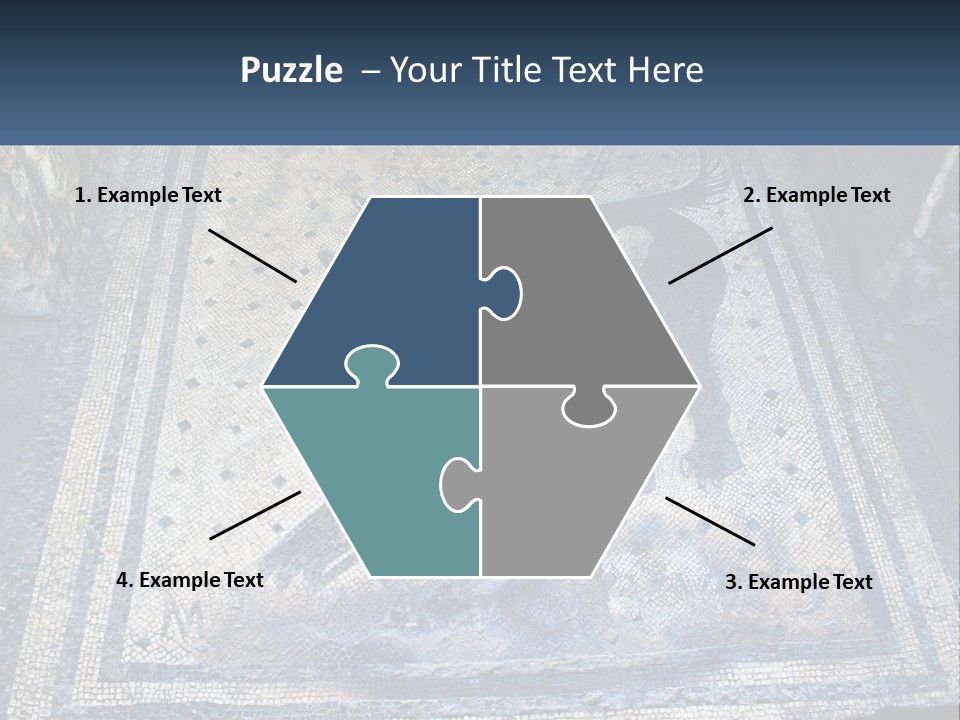 Art Pompei Building PowerPoint Template