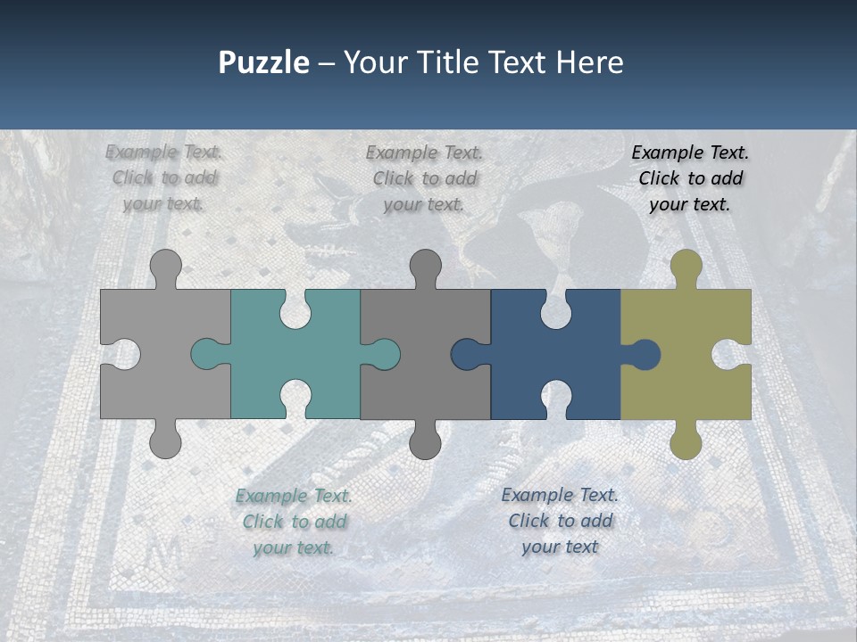 Art Pompei Building PowerPoint Template