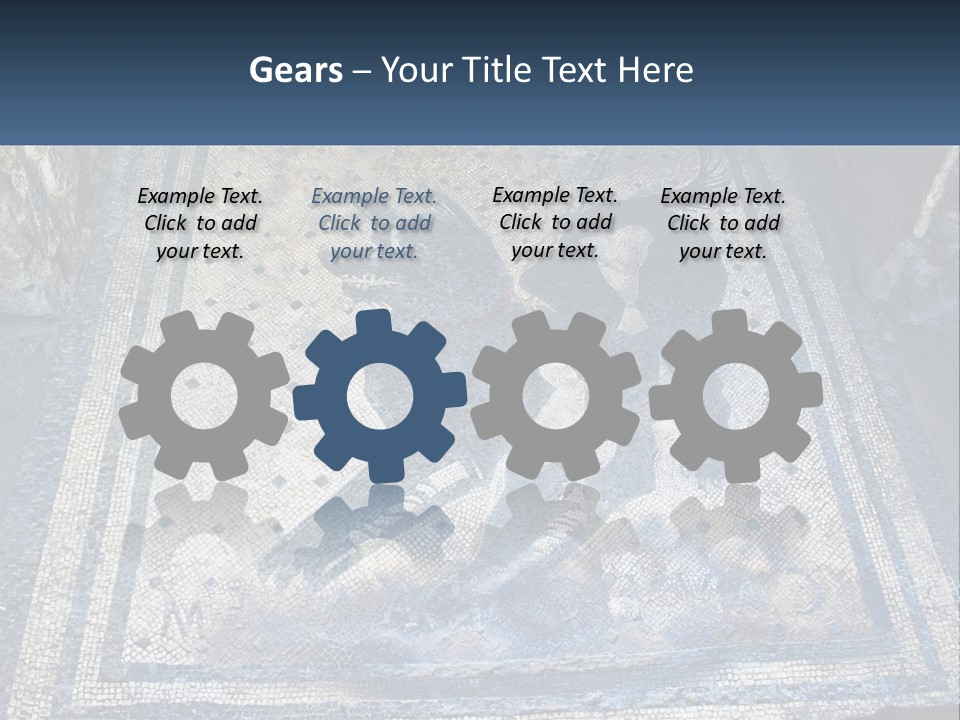 Art Pompei Building PowerPoint Template