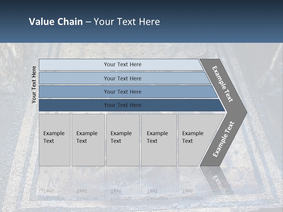 Art Pompei Building PowerPoint Template