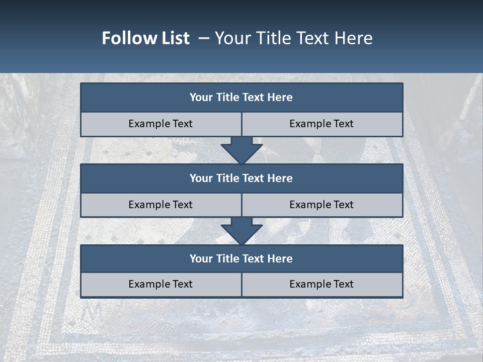 Art Pompei Building PowerPoint Template
