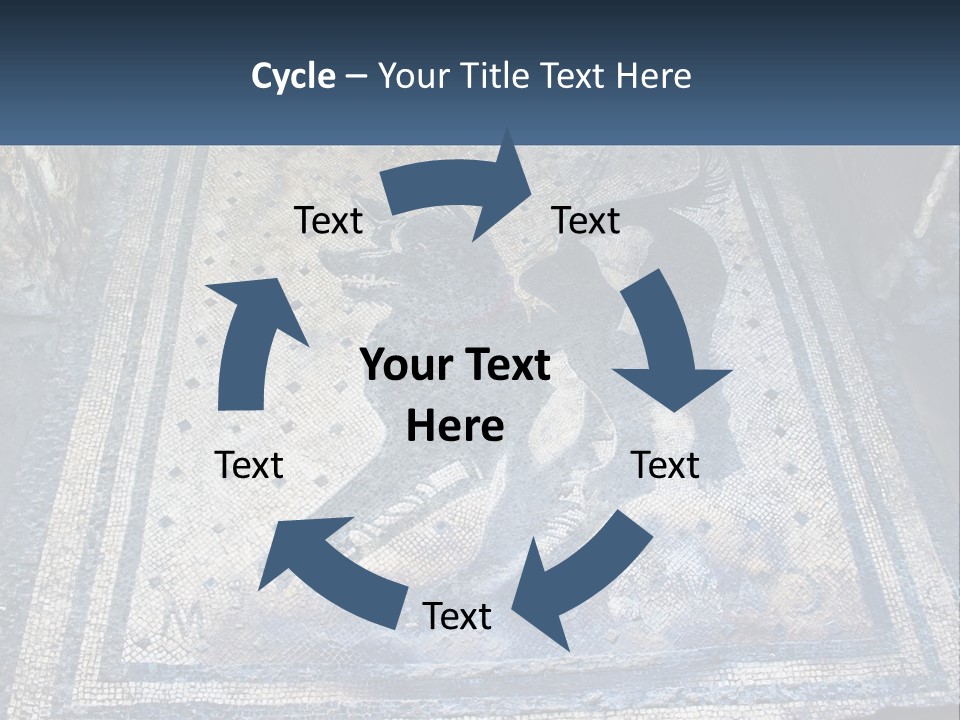 Art Pompei Building PowerPoint Template